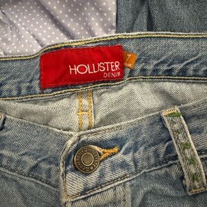 VINTAGE RARE HTF Early Y2k Hollister Jeans Old Tag Patches